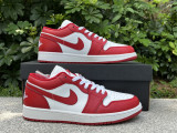 Authentic Air Jordan 1 Low Red/White