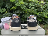 Authentic Air Jordan 1 Low GS Beige/Black
