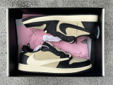 Authentic Air Jordan 1 Low GS Beige/Black