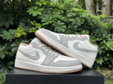 Authentic Air Jordan 1 Low Gree/Sail/Grey/Red