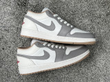 Authentic Air Jordan 1 Low Gree/Sail/Grey/Red
