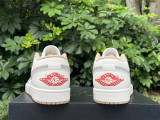 Authentic Air Jordan 1 Low Gree/Sail/Grey/Red