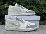 Authentic Air Jordan 1 Low “Sail/Soft Pearl”