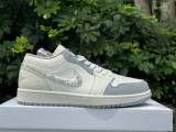 Authentic Air Jordan 1 Low “Sail/Soft Pearl”