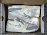 Authentic Air Jordan 1 Low “Sail/Soft Pearl”