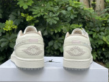 Authentic Air Jordan 1 Low “Sail/Soft Pearl”