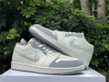 Authentic Air Jordan 1 Low “Sail/Soft Pearl”