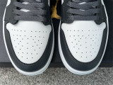 Authentic Air Jordan 1 Low Grey/White