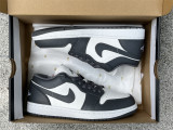 Authentic Air Jordan 1 Low Grey/White