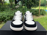 Authentic Air Jordan 1 Low Grey/Sail/Black