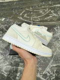 Authentic Air Jordan 1 Low Mint Candy/Sail/White