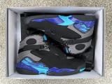Authentic Air Jordan 8 Aqua 2025