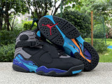 Authentic Air Jordan 8 Aqua 2025