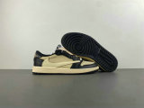 Authentic Travis Scott x Air Jordan 1 Low Pale Vanilla