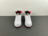Authentic Air Jordan 5 Low GS “Fire Red Black Tongue”