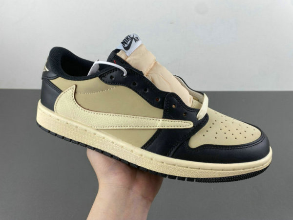 Authentic Travis Scott x Air Jordan 1 Low Pale Vanilla
