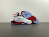 Authentic Air Jordan 5 Low GS “Fire Red Black Tongue”