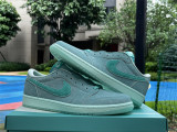 Authentic Air Jordan 1 Low Washed Teal