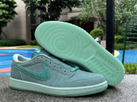 Authentic Air Jordan 1 Low Washed Teal