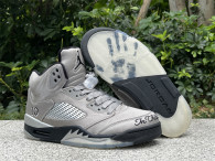 Authentic Air Jordan 5 WMNS Medium Grey/Black