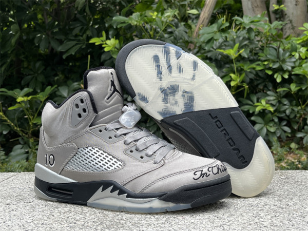 Authentic Air Jordan 5 WMNS Medium Grey/Black