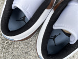Authentic Air Jordan 1 Low Blue Grey/White