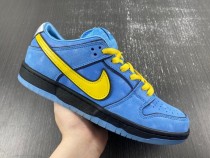 Authentic The Powerpuff Girls x Nike SB Dunk Low Blue Authentic The Powerpuff Girls x Nike SB Dunk Low Blue