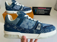 LV SNEAKERS PELLE S.GOMMA BLUE