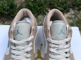 Authentic Air Jordan 1 Low “Light Orewood Brown/Hemp”