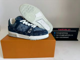 LV SNEAKERS PELLE S.GOMMA BLUE