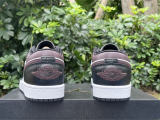Authentic Air Jordan 1 Low GS White/Brown/Black