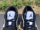 Authentic Air Jordan 1 Low White/Brown/Black