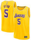 Men's Los Angeles Lakers Deandre Ayton Fanatics Gold Fast Break Replica Player Jersey - Icon Edition