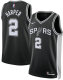 Men's San Antonio Spurs Dylan Harper Fanatics Black 2025 NBA Draft First Round Pick Fast Break Replica Jersey - Icon Edition
