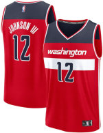 Men's Washington Wizards Tre Johnson III Fanatics Red 2025 NBA Draft First Round Pick Fast Break Replica Jersey - Icon Edition