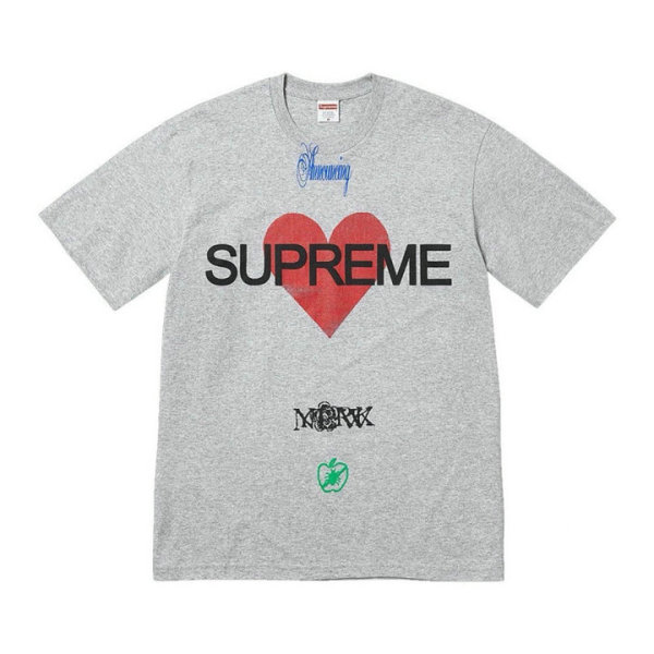 Supreme Short Round Collar T-shirt S-XXL (82)