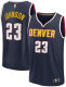 Men's Denver Nuggets Cameron Johnson Fanatics Navy Fast Break Replica Jersey - Icon Edition