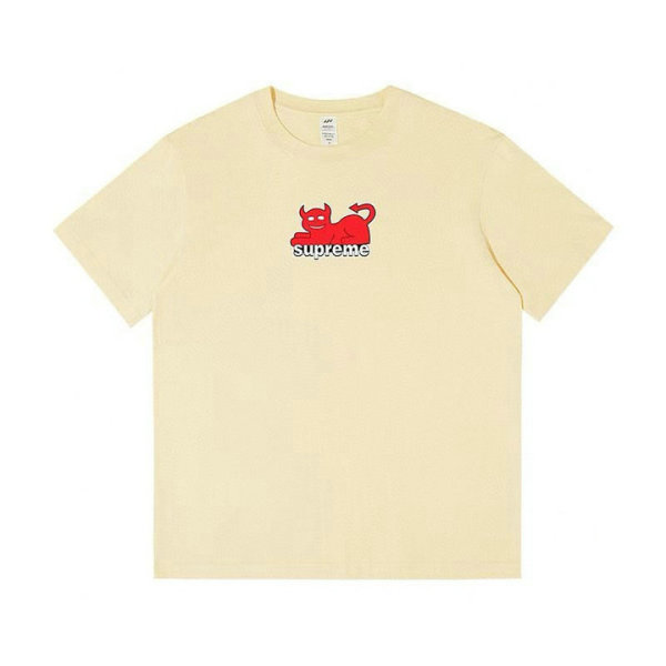 Supreme Short Round Collar T-shirt S-XXL (85)