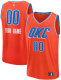 Men's Oklahoma City Thunder Fanatics Orange Fast Break Custom Jersey - Statement Edition