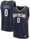 Men's New Orleans Pelicans Jeremiah Fears Fanatics Navy 2025 NBA Draft First Round Pick Fast Break Replica Jersey - Icon Edition