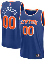 Men's New York Knicks Jordan Clarkson Fanatics Blue Fast Break Replica Player Jersey - Icon Edition