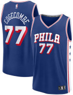 Unisex Philadelphia 76ers VJ Edgecombe Nike Royal 2025 NBA Draft First Round Pick Swingman Jersey - Icon Edition