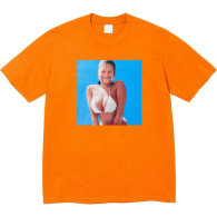 Supreme Short Round Collar T-shirt S-XXL (93)