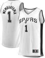 Men's San Antonio Spurs Victor Wembanyama Fanatics White Fast Break Replica Player Jersey - Association Edition