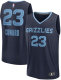 Men's Memphis Grizzlies Cedric Coward Fanatics Navy 2025 NBA Draft First Round Pick Fast Break Replica Jersey - Icon Edition