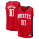 Men's Houston Rockets Fanatics Red Fast Break Custom Jersey - Icon Edition