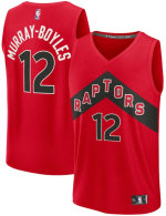 Men's Toronto Raptors Collin Murray-Boyles Fanatics Red 2025 NBA Draft First Round Pick Fast Break Replica Jersey - Icon Edition
