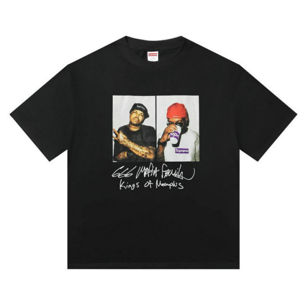 Supreme Short Round Collar T-shirt S-XXL (90)