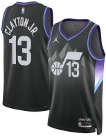 Unisex Utah Jazz Walter Clayton Jr Jordan Brand Black Swingman Player Jersey - Statement Edition