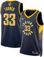 Unisex Indiana Pacers Myles Turner Nike Navy 2025 NBA Finals Swingman Jersey - Icon Edition